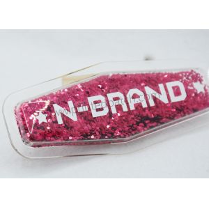 Buy cheap PVC 0.8mm TPU Bling Iron On Patches Double Sided Clamping from wholesalers