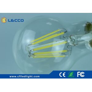 Buy cheap E27 A60 Filament LED Bulb 8 Wattage Glass Cover 2700K 100 LM / W from wholesalers