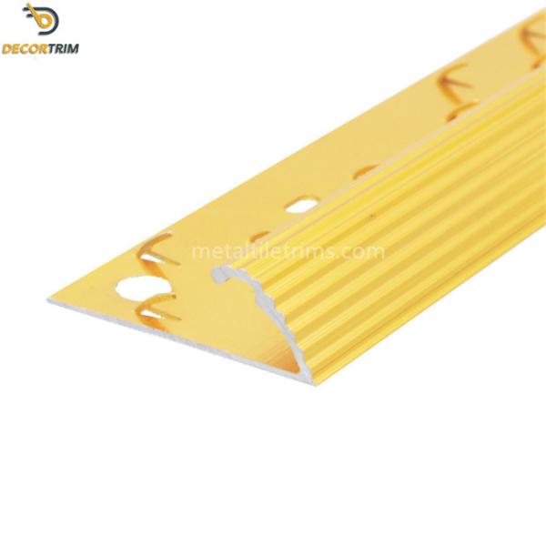Quality 8.4mm Naplock Transition Strip Tile To Carpet Aluminum Material for sale