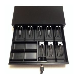 Buy cheap 5 Bill 5 Coin 3 Position Lock POS Cash Register Cash Drawer Durable Mental Clip with RJ11 Interface from wholesalers