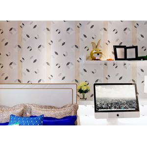 China Black And White PVC Modern Removable Wallpaper Contemporary Wall Coverings on sale