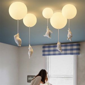 Buy cheap Modern LED Ceiling Lights Warm Cartoon Bear Ceiling lamp for Kids Rooms(WH-MA-135) from wholesalers