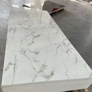 Buy cheap Glossy/Matt PVC Marble Sheet For Interior Decoration from wholesalers