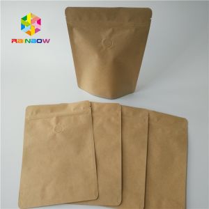 Buy cheap Customized Size Kraft Stand Up Pouches Matte Surface Finish 100 - 150micron Thickness from wholesalers