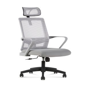 Buy cheap High Back Gray  Ergonomic Mesh Executive Chairs with Lumbar Support put for home  working from wholesalers