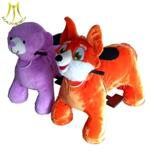 Buy cheap Hansel  plush dog kiddie rides amusement machine racing car mall animal scooter riders in shopping mall from wholesalers