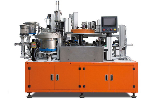 PLC Control Bibcock Automatic Assembly Machine Manually Loading / Unloading