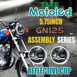 Buy cheap 5.75 Inch Motorcycle Headlight Assembly with 6500K Color Temperature and Aviation Aluminum Parts for Long Lifespan from wholesalers