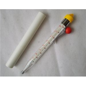 Transparent Glass Candy Thermometer , Jelly Making Candy Oil Thermometer For