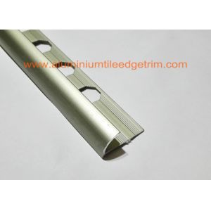 Buy cheap Matt Champagne Aluminium alloy Rounded Edge Tile Trim With 10 mm Inside Height from wholesalers