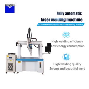 Buy cheap 4-Axis Continuous Fiber Laser Welding Machine 6000W With Chiller For Lithium Battery Module Group from wholesalers