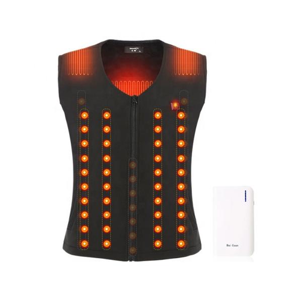 Buy cheap Intelligent Control Electric Heated Vest Polyester Smart Casual from wholesalers