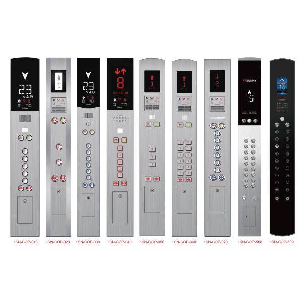 Passanger Lift Round Button Elevator COP / Elevator Parts / Stainless steel control panel elevator cop for lift