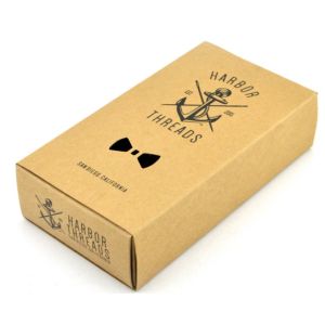 Buy cheap Kraft Paper Bow Tie Subscription Box With Screen Printing SGS Approved from wholesalers