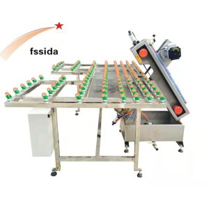 Glass Straight Edging Machine Customization Fast Manual Small Belt Grinding