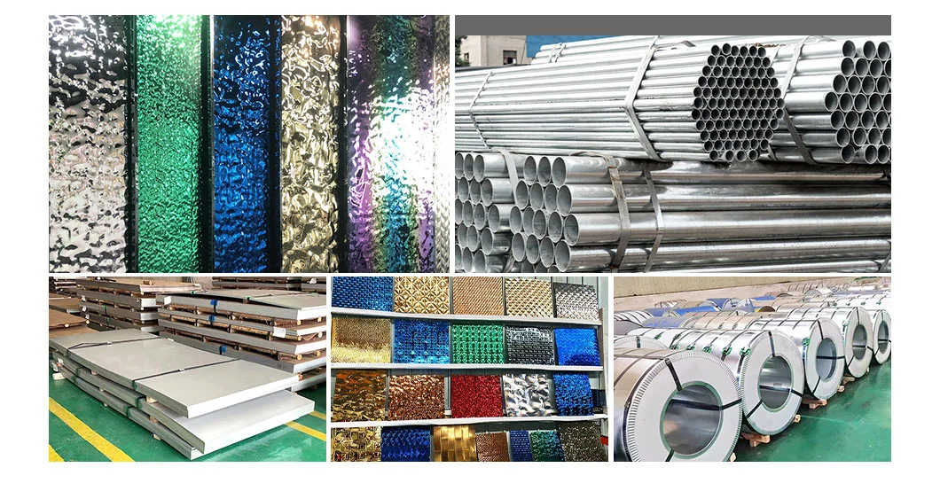 Golden Water Ripple Wave Decorative Color Sheet Mirror 302 304 304L Water Corrugated Stainless Steel Plate