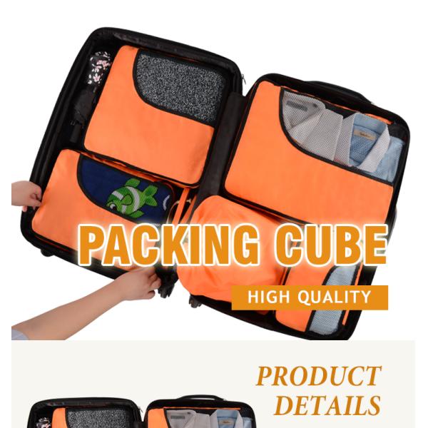 BSCI SEDEX 4P audit Set of 4 Simple Travel packing cubes