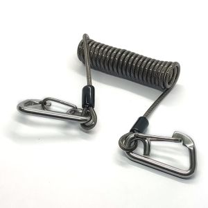 Buy cheap Popular Coil Spring Lanyard With Safety Retractable Warriors Lanyards from wholesalers