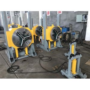 Buy cheap Hydraulic Height Adjustment Pipe Welding Positioners Automatic Lift Chuck Positioner from wholesalers