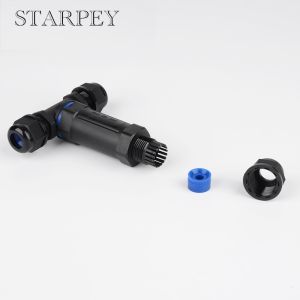 Buy cheap T Type 5 pin wire underwater connector electrical quick fast installation 5 ways IP68 waterproof connector from wholesalers