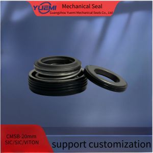 CMSB-20mm Lingxiao GD Pipeline Water Pump Mechanical Seal FKM SIC SIC