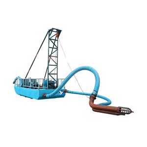 Buy cheap Durable Carbon steel jet suction dredger with jet pump and sand pump for river sand lifting and mud dreding works from wholesalers