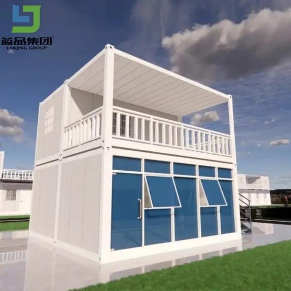 Buy cheap EPS Panel Prefab Container House Light Weight Structure Galvanized Steel from wholesalers