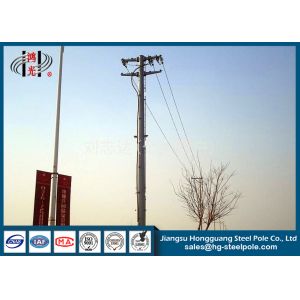 Buy cheap Steel Tubular Poles 35ft Transmission Line Steel Tubular Pole With Flange Connection from wholesalers