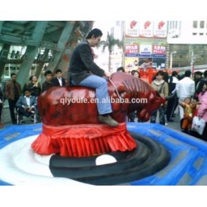 Buy cheap Popular Portable Carnival Rides Mechanical Bull With 1-2 Persons Capacity from wholesalers