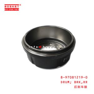 Buy cheap 8-97081219-0 Rear Brake Drum 8970812190 For ISUZU NPR 4HF1 4HK1 from wholesalers