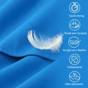 Buy cheap Custom Logo Microfiber Workout Sweat Towel Super Absorbent Microfiber Gym Towel For Adults Gym Beach from wholesalers