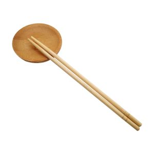 Buy cheap Biodegradable Disposable Bamboo Chopsticks with Black Flower Paper Wrapping from wholesalers