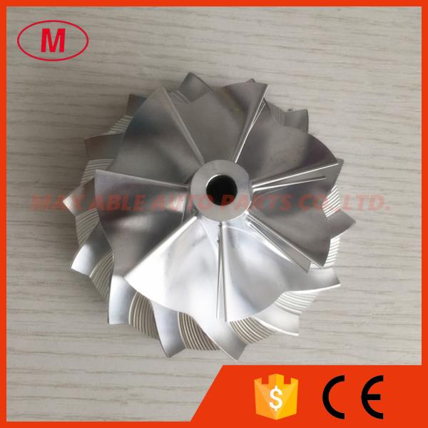 Quality S300 68.00/92.61mm 7+7 blades 171449 Upgrade high performance billet compressor wheel for sale