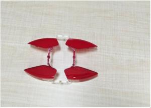 Buy cheap Red Car Lamp Cover Prototype Injection Molding In Automotive Industry 4 Cavities product