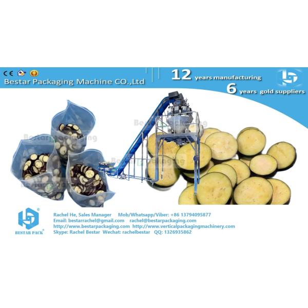 Buy cheap How to pack sliced eggplant 1-5kg pouch easy from wholesalers