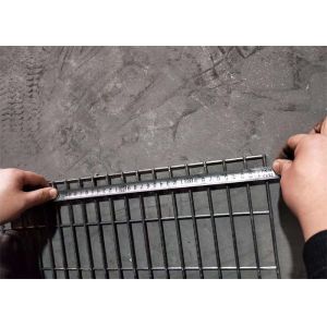 Pvc Coated Flat 3.0mm Welded Wire Mesh Fence 25X75mm For Fencing