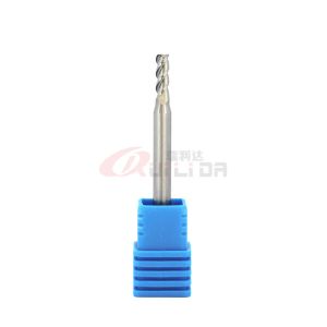 Hss 3 Flute End Mill For Aluminum Corner Radius Endmills HRC50