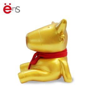 Buy cheap ODM Golden Plastic Cow Piggy Bank EN71 ASTM F963 certification from wholesalers
