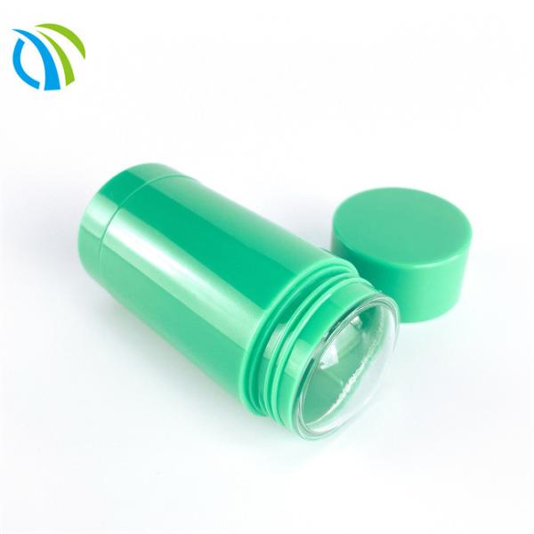 Quality Green 0.15oz Lip Balm Containers 4.5g Plastic Lid 15ml White Oval for sale