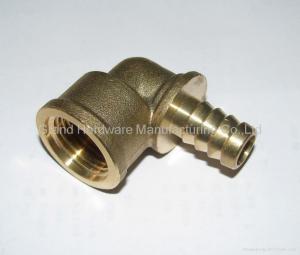 Buy cheap female thread G 3/4 Brass hose barb fittings ,sandblasting,OEM and ODM service product