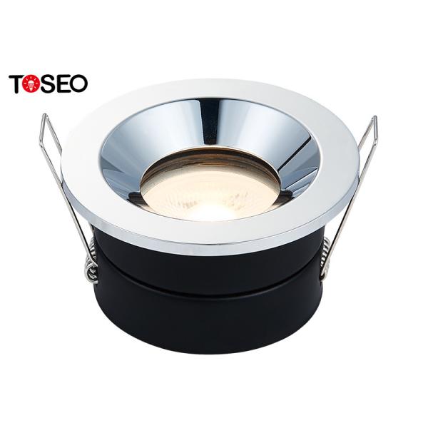 Quality Chrome Round LED Recessed Waterproof IP65 Downlight For Office for sale