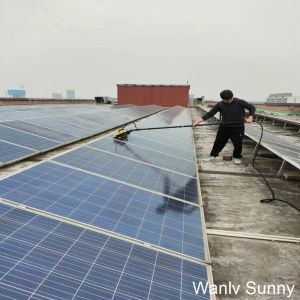 Buy cheap Electric Solar Panel Cleaning Brush with Dual Power Supply and 3.5m Extendable Handle from wholesalers