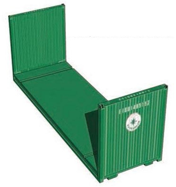 Quality 20 Feet Used Flat Rack Containers / Used 40 Foot Shipping Container For Sale  for sale