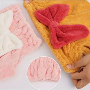 Buy cheap Cute Bow Hair Turban – Microfiber, Quick-Drying & Gentle on Hair from wholesalers