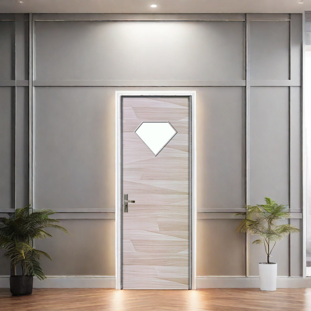 Buy cheap Factory Price Modern New Style Formaldehyde-free Waterproof Hollow Door with Smooth Surface Finish from wholesalers