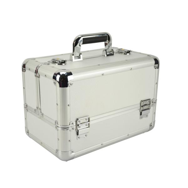 Professional Makeup Artist Case , Lockable Professional Makeup Train Case In