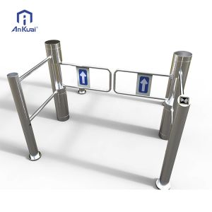 Buy cheap 304 Stainless Steel Flap Barrier Turnstile with RS485 Communication IP54 Protection and Customizable Arm Length from wholesalers