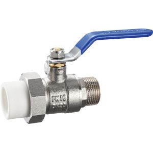 Buy cheap 3316 3317 3318 Brass Ball Valve DN15 DN20 DN25 DN32 DN40 DN50 for Connections PP-R x PP-R, Female x PP-R, Male x PP-R from wholesalers