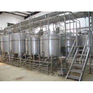 0.5-2T/H Pasteurized Milk Processing Line Customized Machine Durable Material