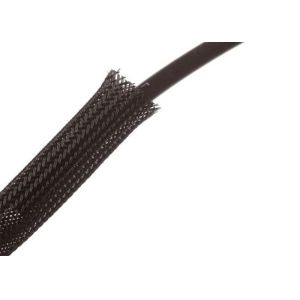 Pet Electrical Wrap Around Braided Sleeving , Wire Protection Sleeve Fire